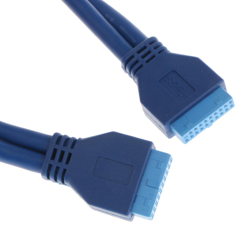 Motherboard 19 Pin Header to USB 3.0 Type C Adapter Converter Bracket Card