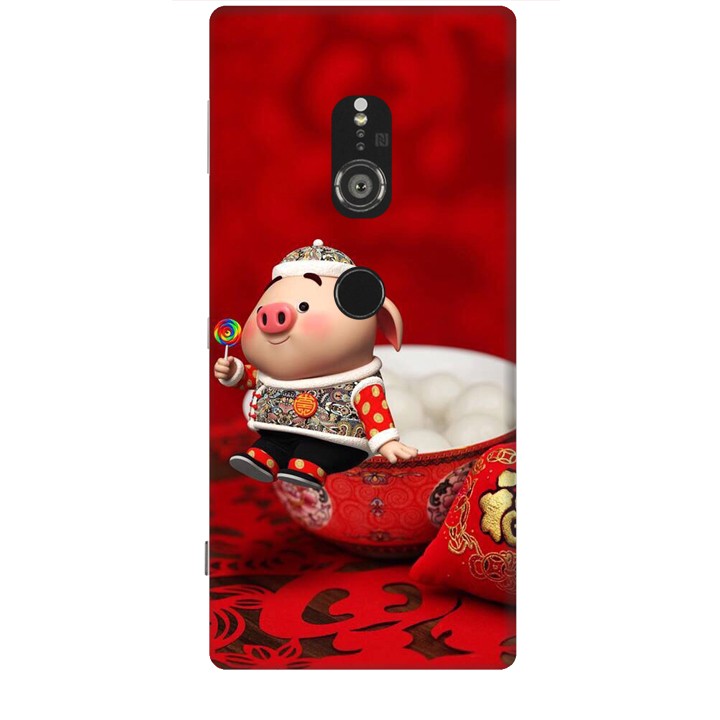 Ốp lưng dành cho điện thoại SONY XZ2 Heo Ăn Kẹo