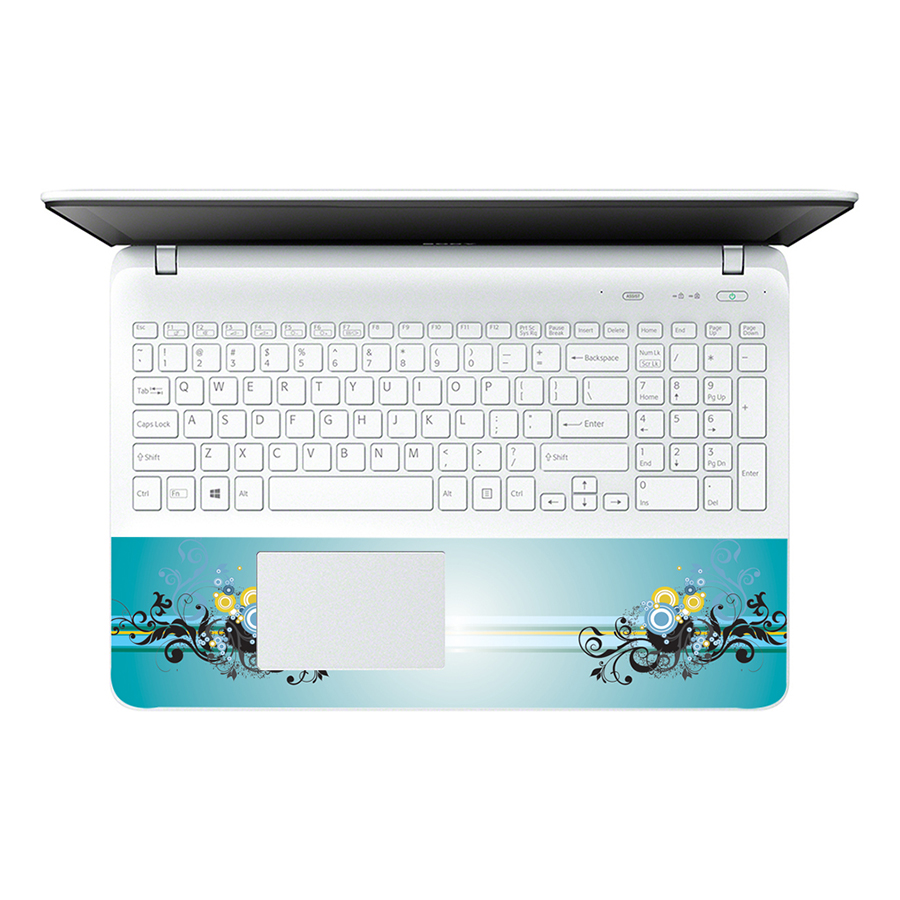 Miếng Dán Decal Dành Cho Laptop Mẫu Hoa Văn LTHV-37