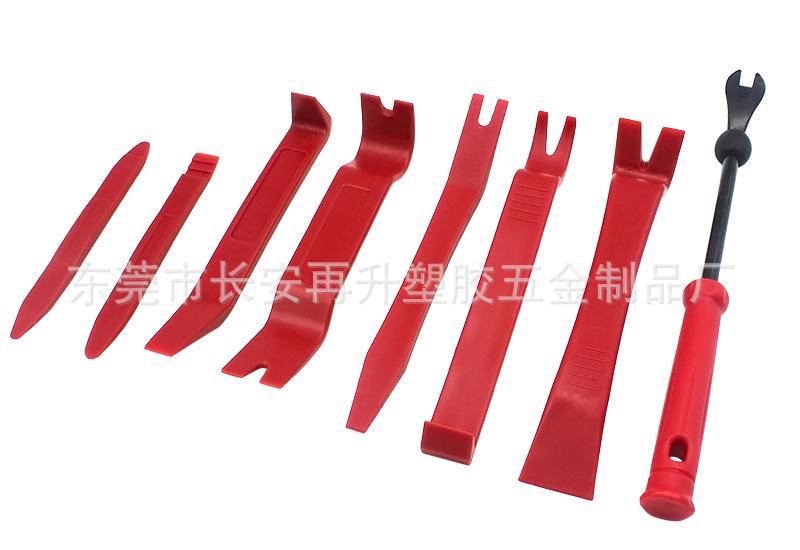 Phong cách mới nhất của công cụ âm thanh xe hơi, 7 bảng cạy, tua vít 6 inch, công cụ loại bỏ và sửa đổi bảng điều khiển nội thất ô tô, 8 miếng