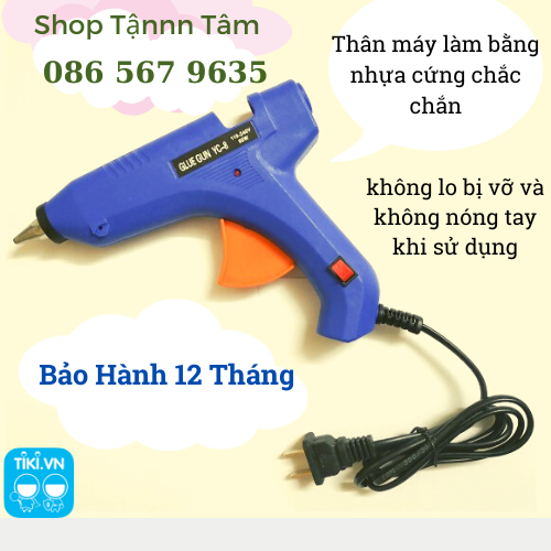 Súng Bắn Keo Nến Silicon Máy 20W - Sửa Chữa Gia Đình, Làm Đồ Hand Maden Súng bắn Keo, Keo Nến