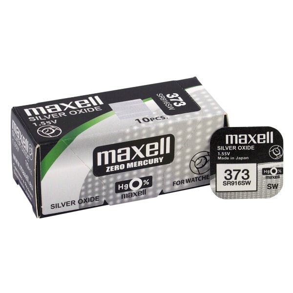 Pin chính hãng Maxell 373 SR916SW dành cho đồng hồ dùng pin 373/ SR916SW/ 373RW317/ 617/ SR68/ SR916