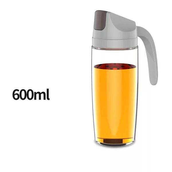 Bình Đựng Dầu Ăn, Nước Mắm, Xì Dầu Cao Cấp Tự Động Mở Nắp Khi Rót 600ml