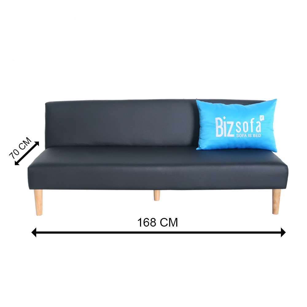 Ghế Sofa Giường BizSofa Bed MLF-159 168x70x70 cm - Simili Đen