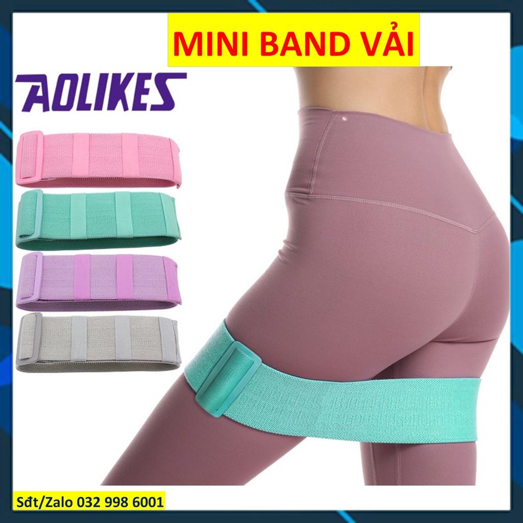 Dây kháng lực tập mông chân đùi Dây mini band tập gym yoga Dây miniband Aolikes 3603 3606 Dây kháng lực gymyeah