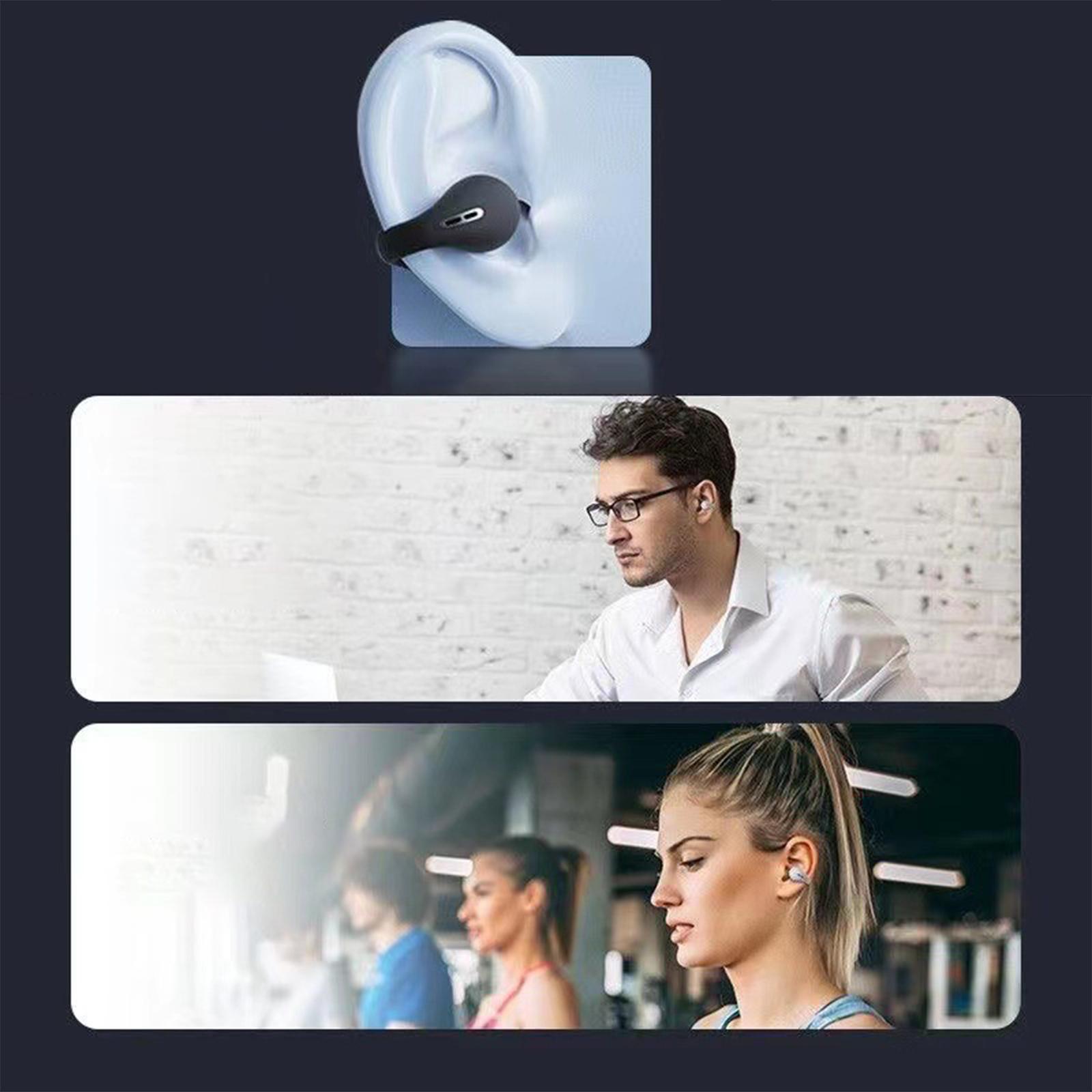 Open Ear Headphones, Air Conduction Headset Waterproof Music Earbuds for Workouts