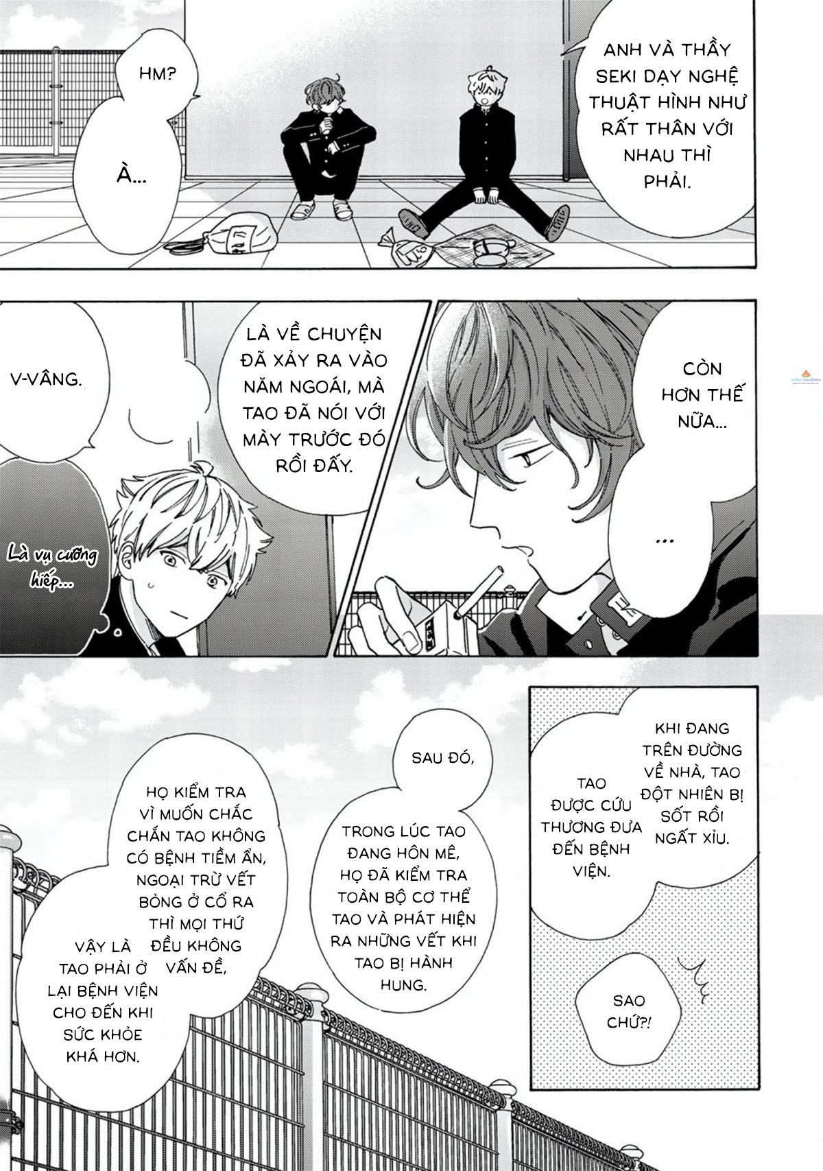 ngôi sao hạng nhất được vẽ bằng nụ hôn chapter 4 12