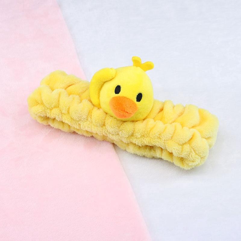 Kẹp tóc nhung đính hình búp bê hoạt hình dễ thương xinh xắn cho nữ