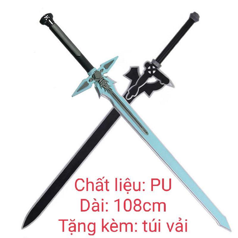 (Có Sẵn) Đạo Cụ Cầm Tay Của Kirito Thanh Elucidator Và Dark Repulser Bằng PU