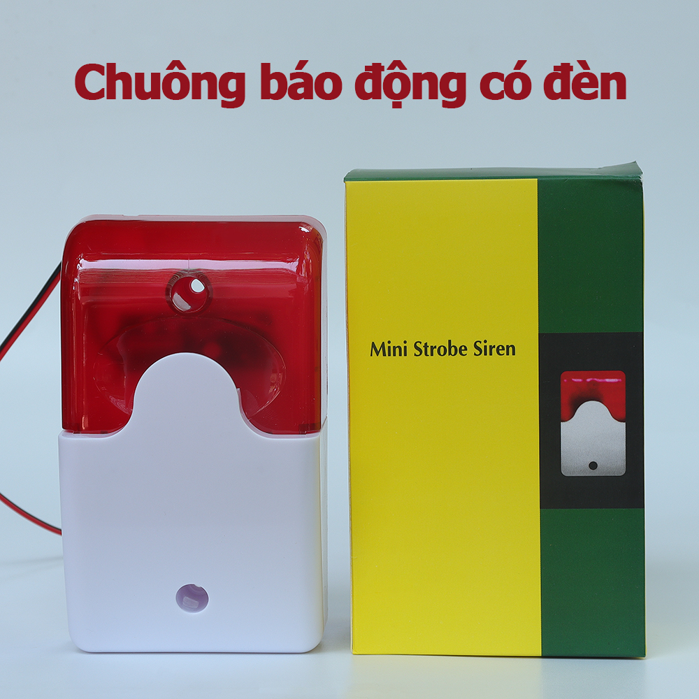 Chuông báo cháy có đèn báo chuông báo động JD-103 110DB