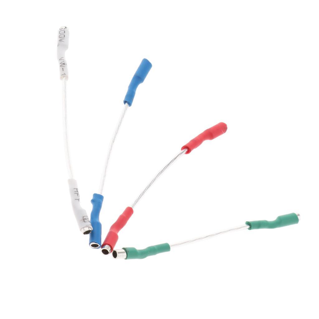 4 Pieces Turntable  to Headshell   Wires, 40mm/1.57inch Length
