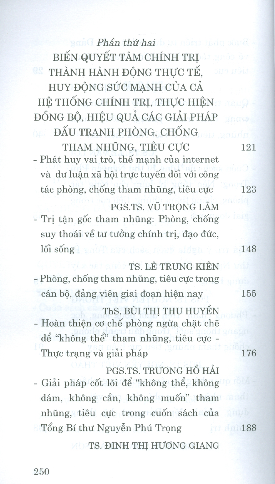 Đấu Tranh Phòng, Chống Tham Nhũng, Tiêu Cực: Một Việc Làm Cần Thiết, Tất Yếu; Một Xu Thế Không Thể Đảo Ngược (Tập 2)