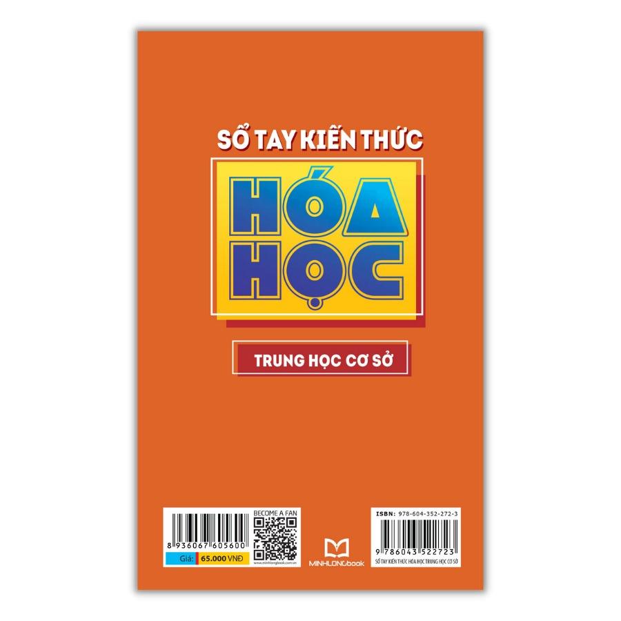 Sổ Tay Kiến Thức Hóa Học Trung Học Cơ Sở - Bản Quyền