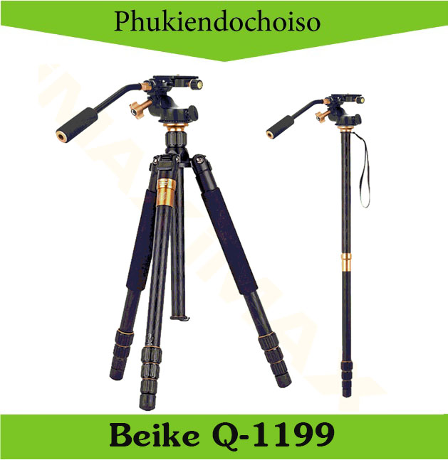 Chân máy ảnh Beike Q1199 Video, Hàng chính hãng