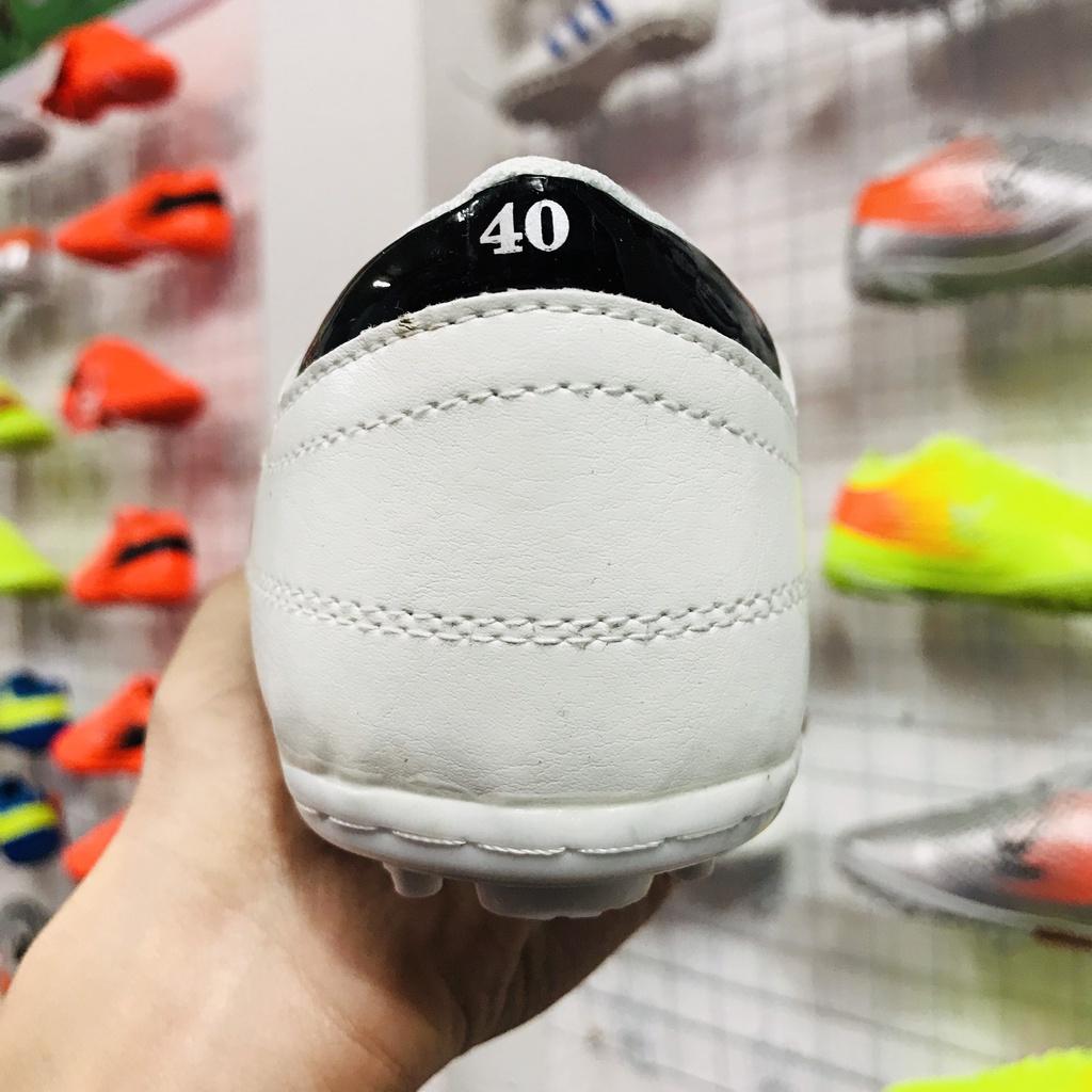 Giày bóng đá thể thao chính hãng Wika 3 sọc Trắng 2022