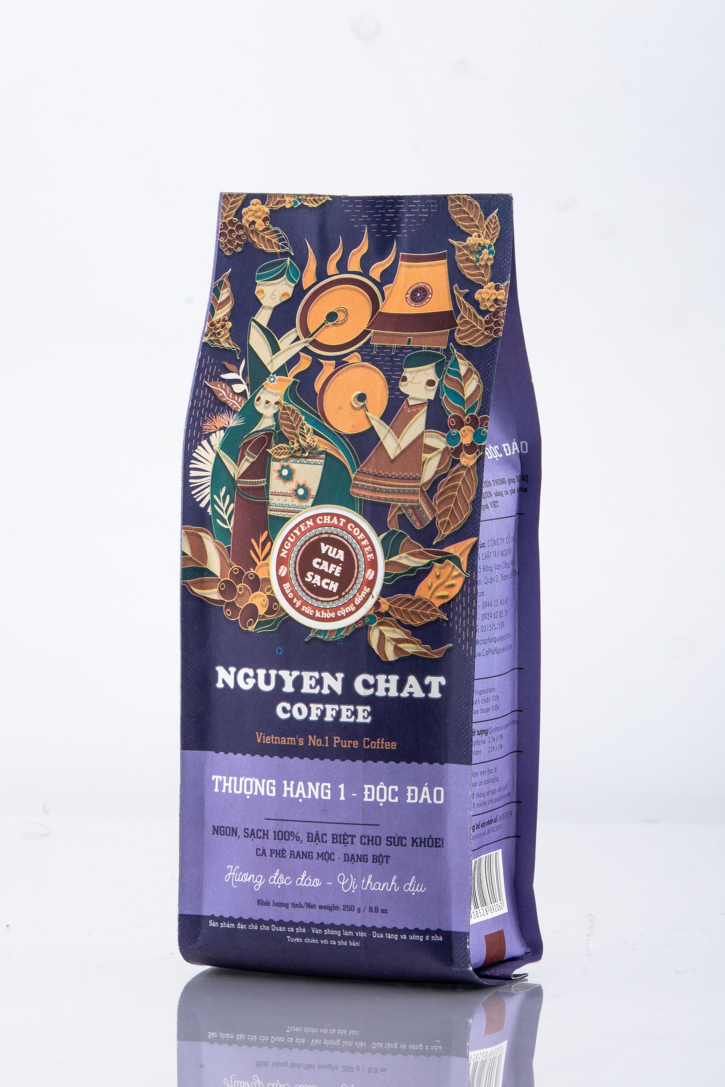 Cà phê xay nguyên chất THƯỢNG HẠNG 1 Signature Coffee No.1 phong cách Y hương vị tinh túy, hậu vị kéo dài - 250g