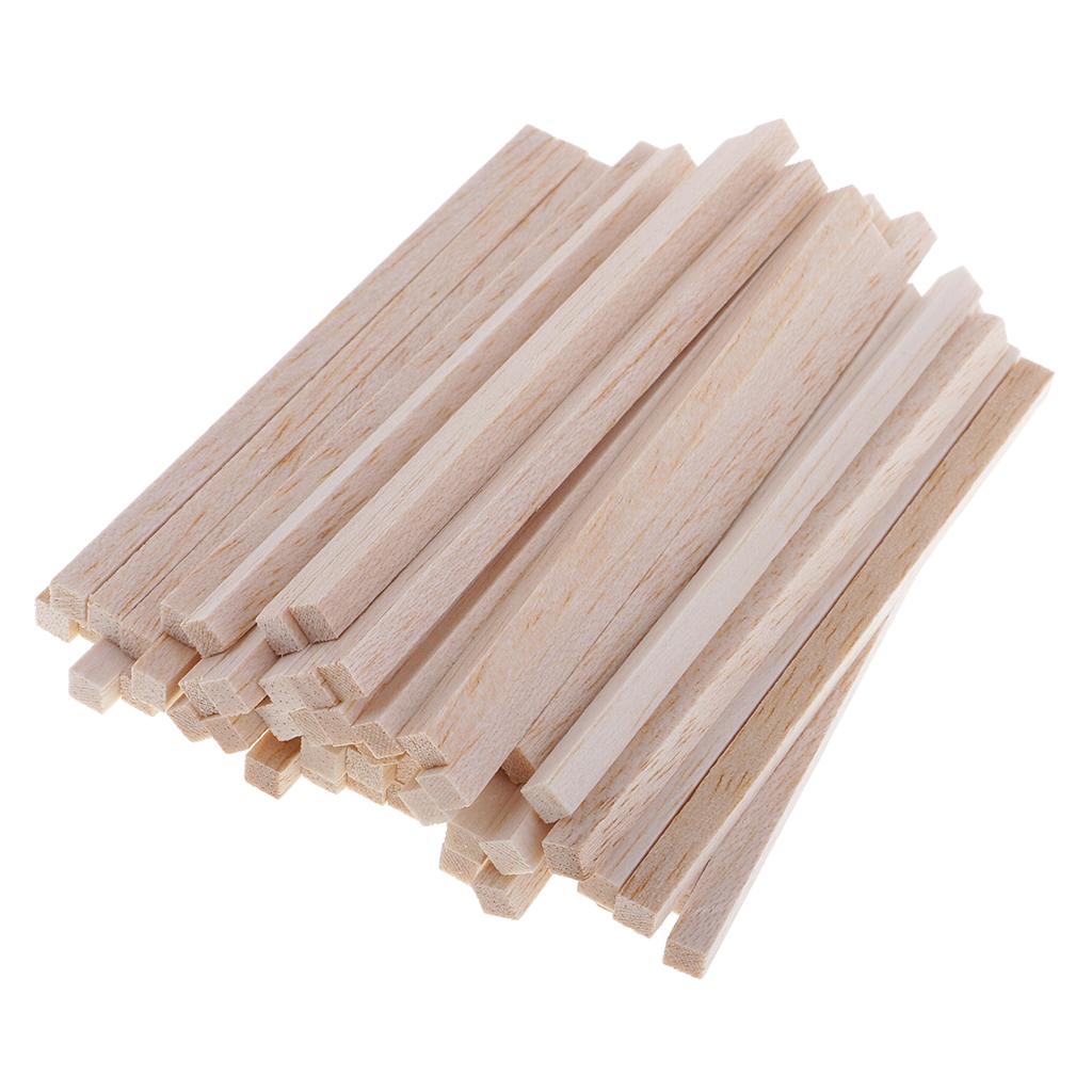 Set 50 Thanh Gỗ Balsa Đa Năng Dùng Làm Đồ Thủ Công