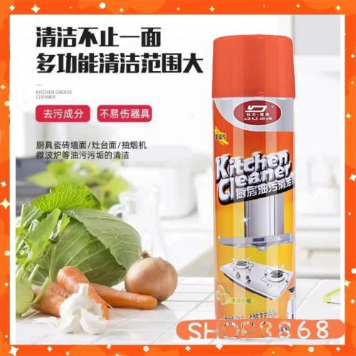 Chai vệ sinh nhà bếp, chai xịt bọt tuyết tẩy rửa đa năng Kitchen Cleaner-shop8868