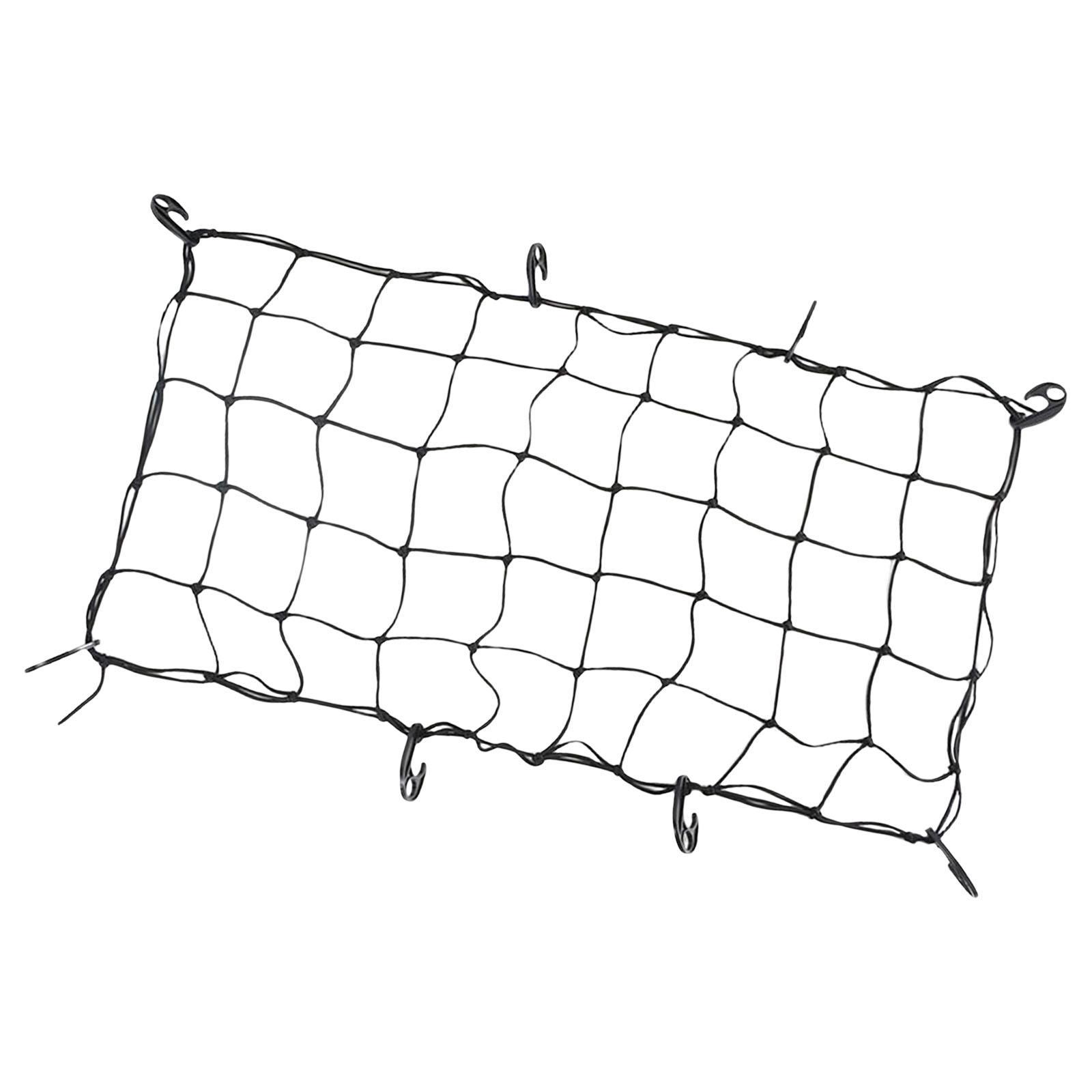 Cargo Net Mesh Organizer Net with 8 Hooks for Car Durable Spare Parts