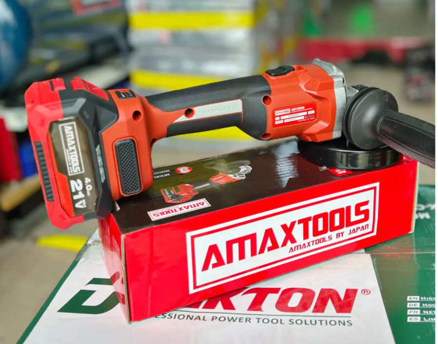 MÁY MÀI GÓC PIN 21V AM100SM  BODY AMAXTOOLS  - HÀNG CHÍNH HÃNG