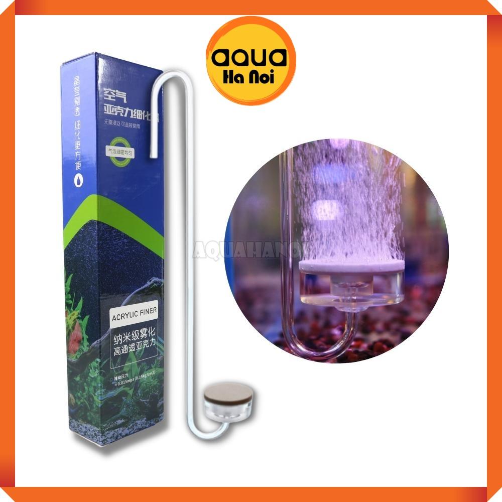 Đĩa sủi Oxy siêu mịn treo thành hồ thủy sinh cá cảnh - acrylic trong suốt Phi 30/40mm