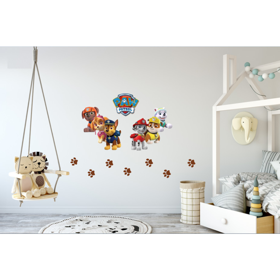 Decal trang  trí phòng bé số 8