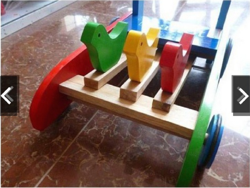 Xe Tập Đi Bằng Gỗ Cho Bé
