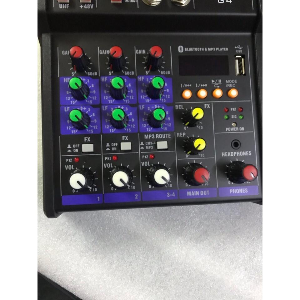 Mixer Yamaha G4, kèm 2 mic không dây