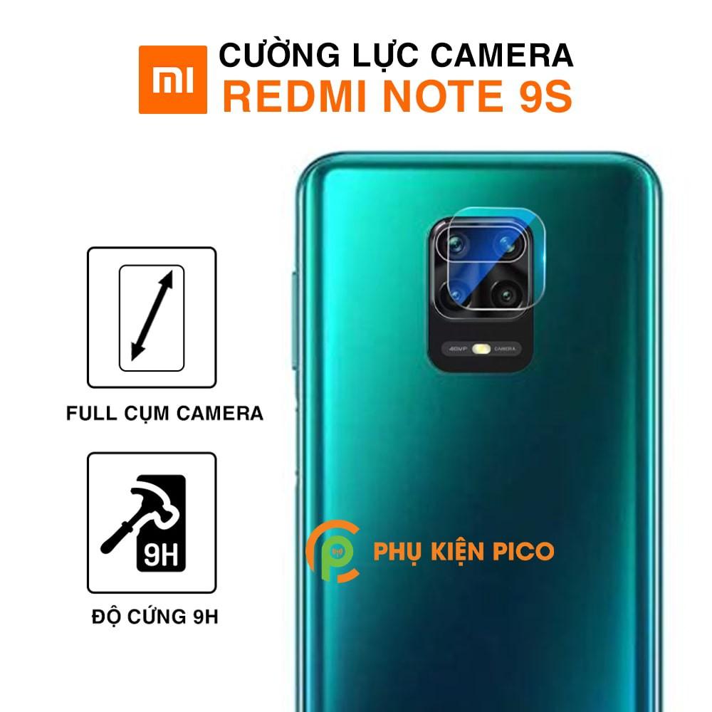 Cường lực camera Redmi Note 9s độ cứng 9H trong suốt - Dán camera Xiaomi Redmi Note 9s