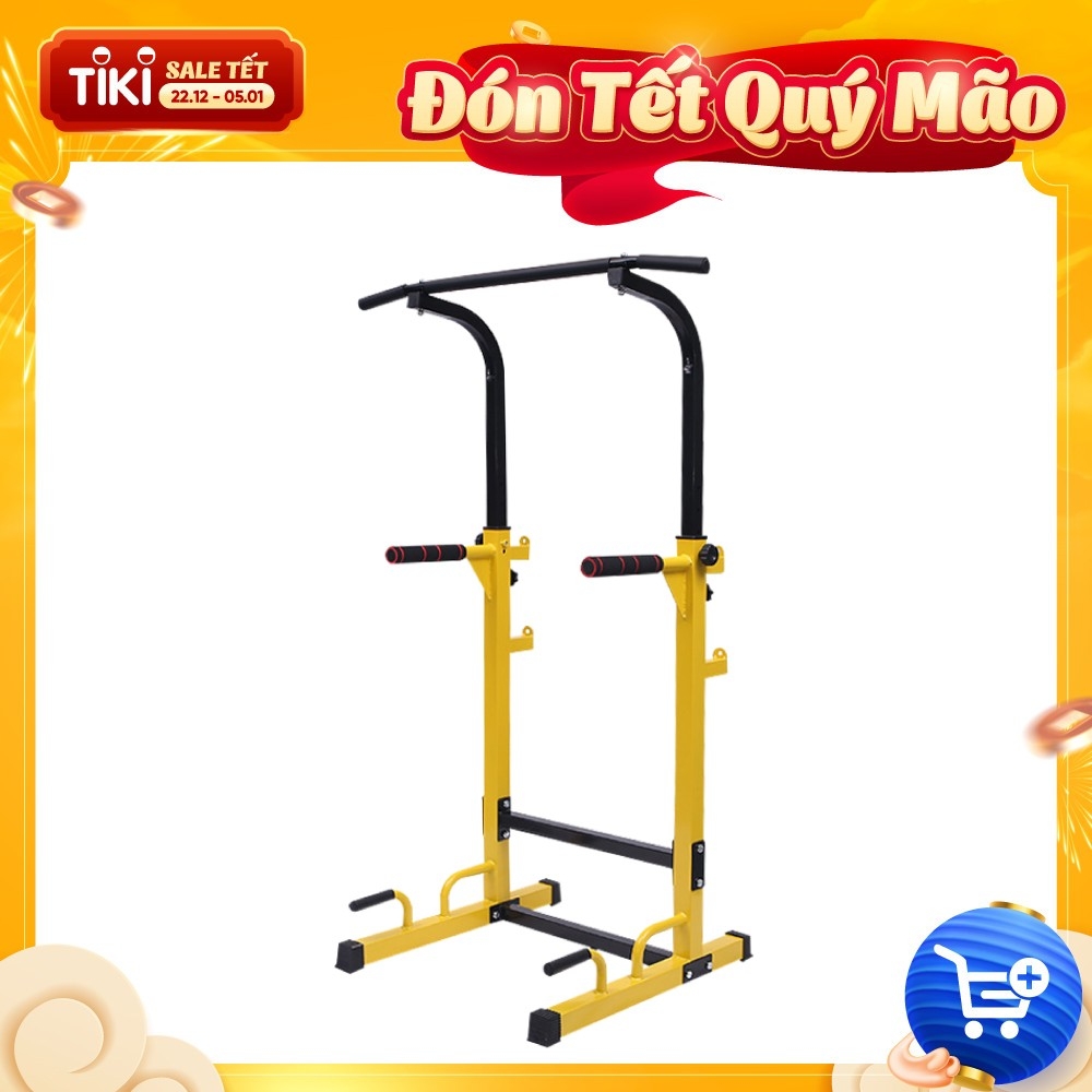 BG Bộ xà đơn, xà kép đa năng  cao 1m9 cao cấp CHINNING DIPPING - YELLOW (hàng nhập khẩu)