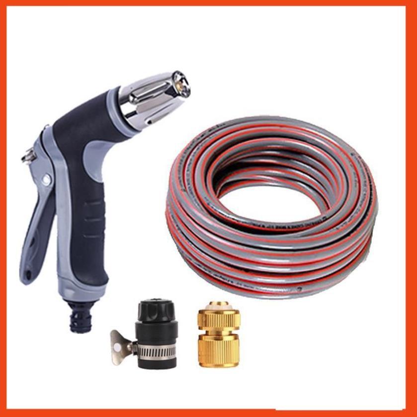 Bộ dây và vòi xịt tăng áp rửa xe tưới cây 15M  206817