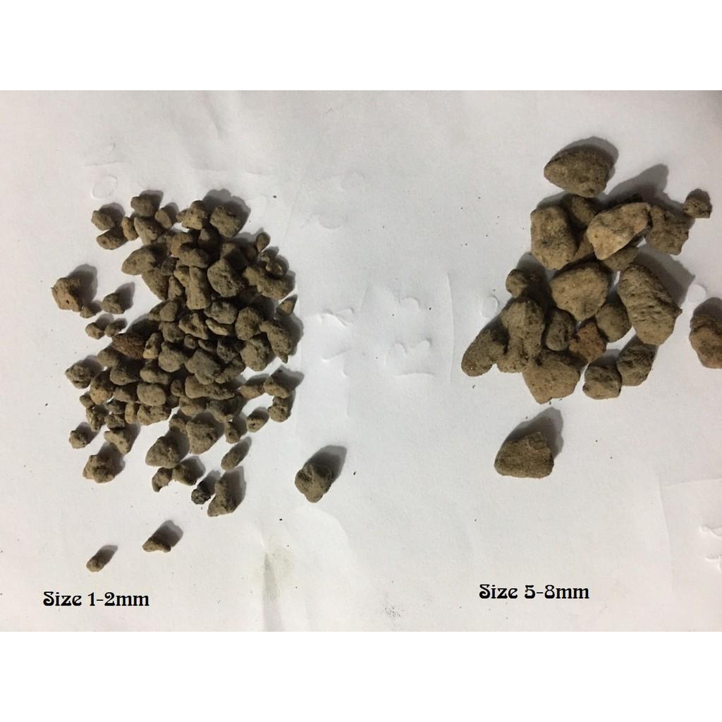 Đá bọt Pumice nhẹ, thoáng, giữ ẩm rất tốt 1kg
