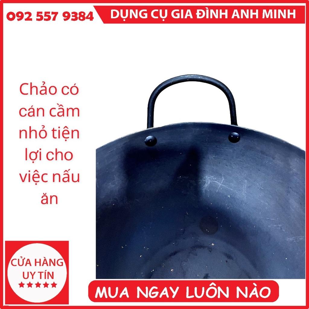 Chảo thép tay cầm cao cấp 34cm - chảo thép nhà hàng - chảo thép chuyên dụng - chảo thép chất lượng