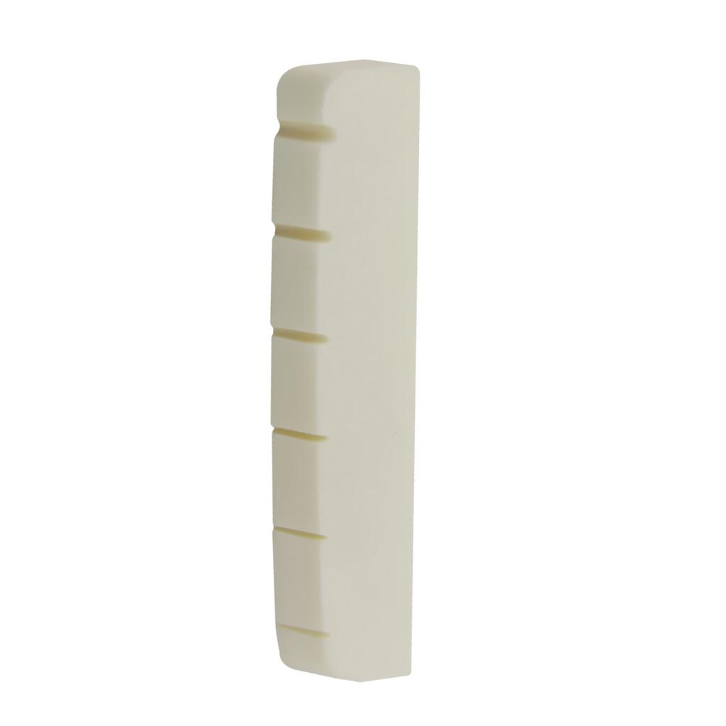 Bone Nut Slotted For 6 String Electric Guitar
