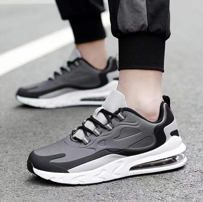 Giày Thể Thao Nam AZARA- Sneaker Màu Trắng - Đen, Giày Thể Thao Giúp Tăng Chiều Cao Nam Nữ, Đế Chống Sốc - G5220