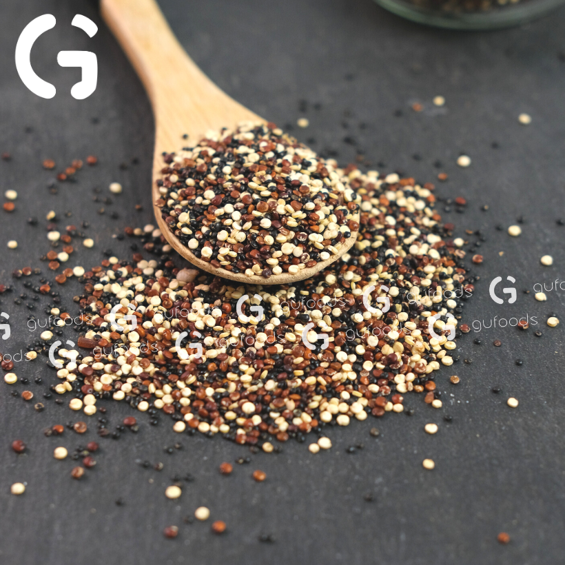 Hạt Quinoa 3 Màu Ăn Kiêng GUfoods 400g - Giảm cân, Eat clean, Giàu lợi ích sức khoẻ