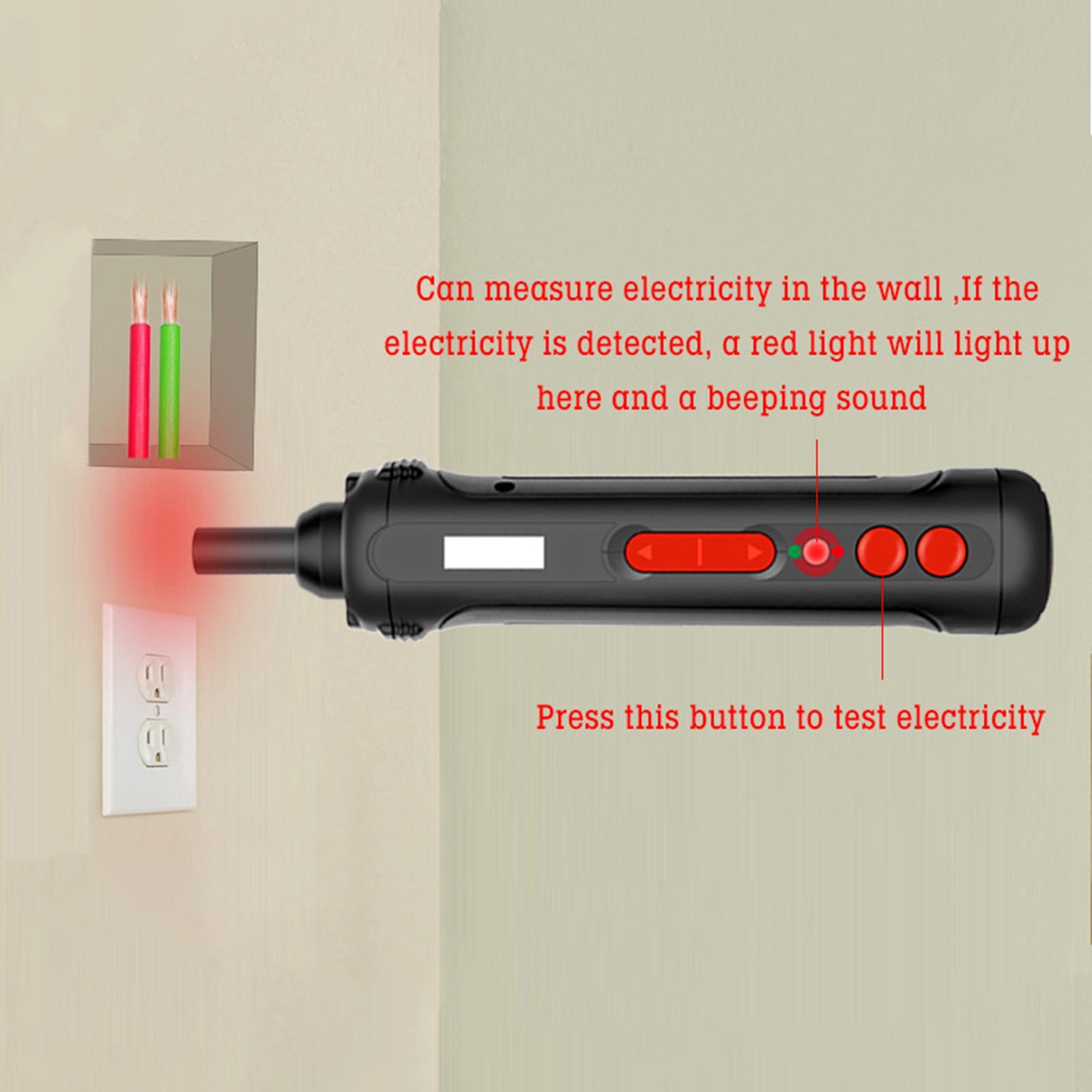 3.6V Electric Screwdriver with 19Pcs Screwdriver Bits for Home Repair Tools