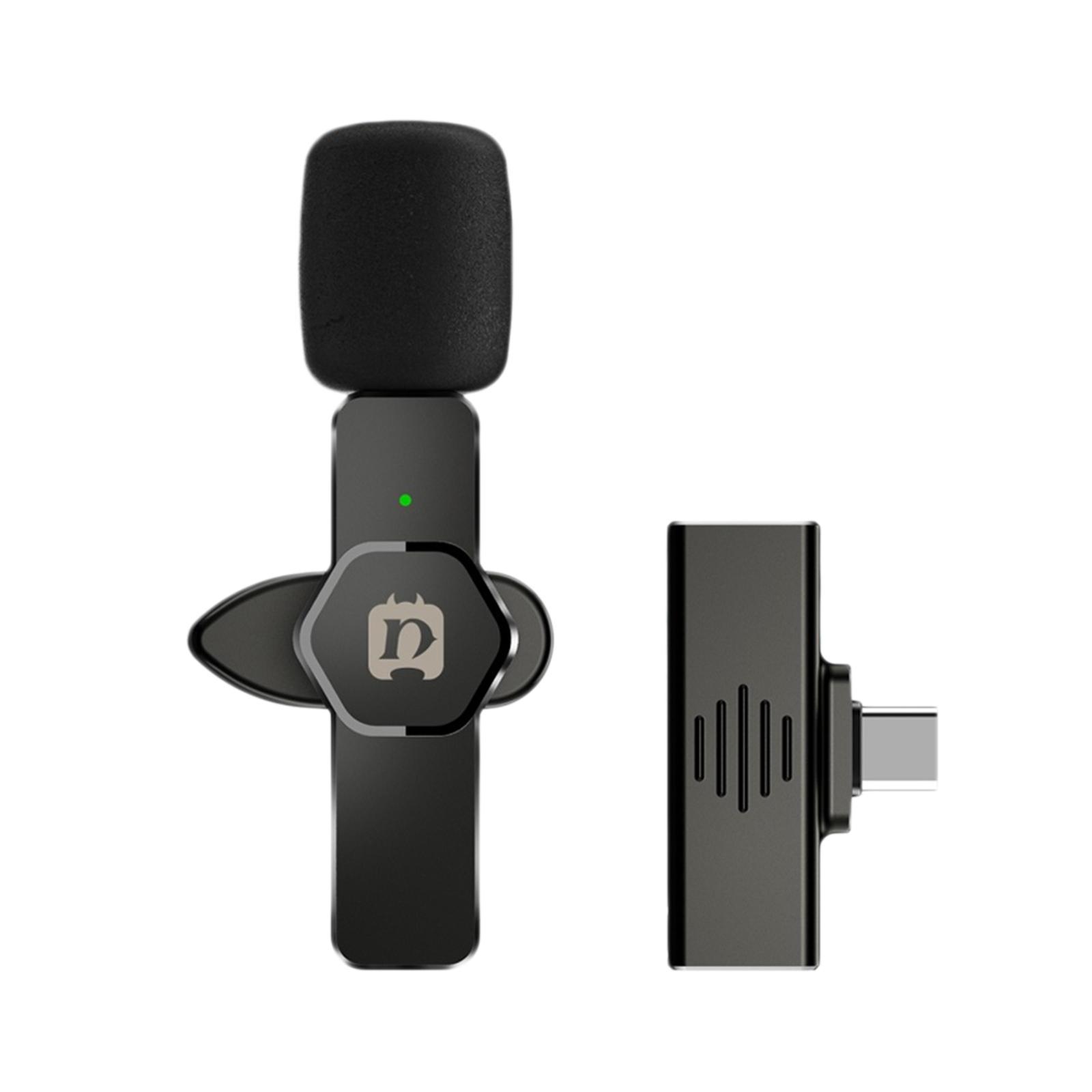 Wireless Lavalier Microphone Usb-C PC for Interview-Auto Sync Meeting