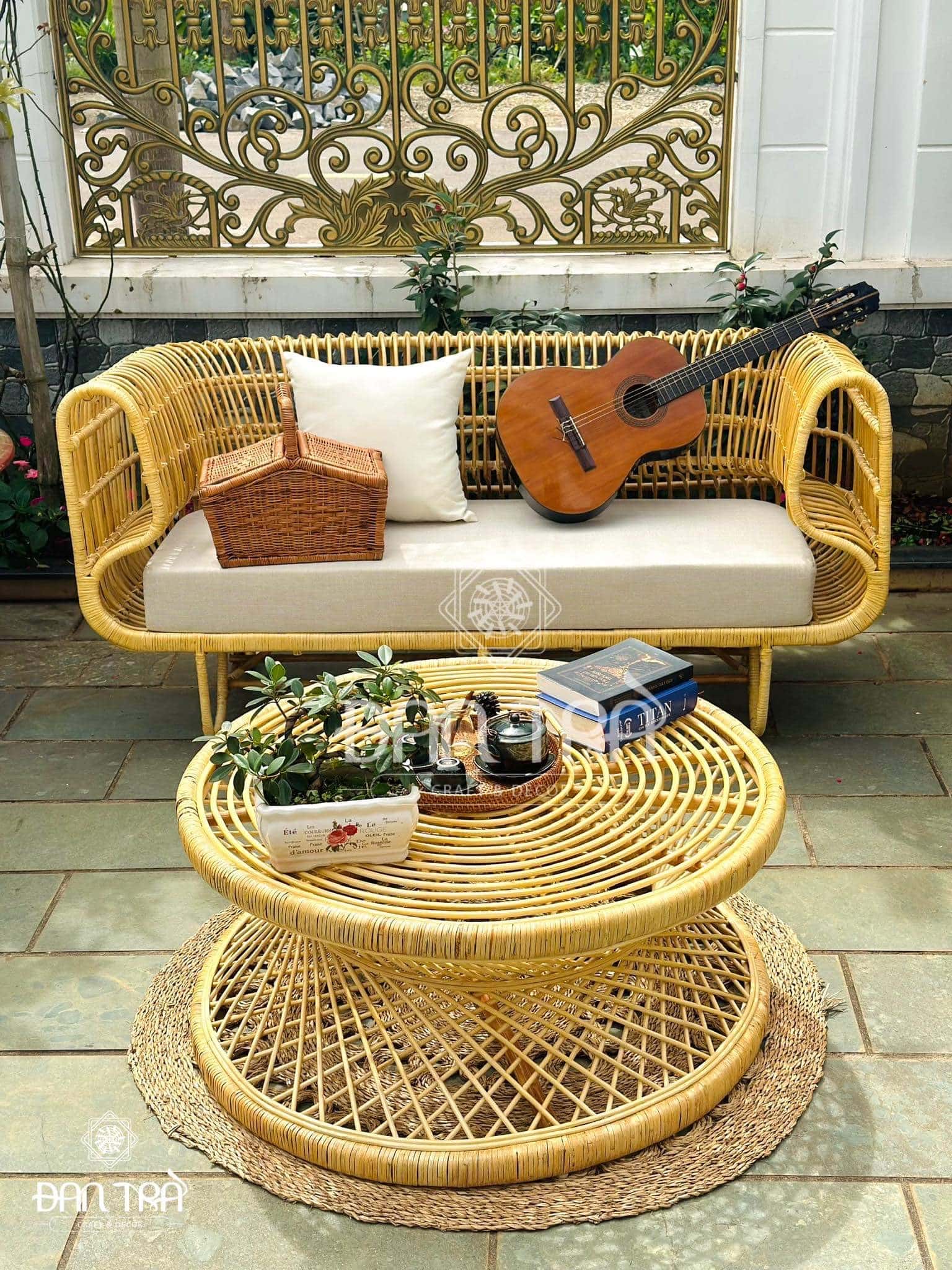 Ghế Sofa Mây Tổ Chim, Ghế Mây Đọc Sách- Ghế Mây Uống Trà- Ghế Mây Decor Phòng Khách-Nội Thất Mây Tre ĐAN TRÀ