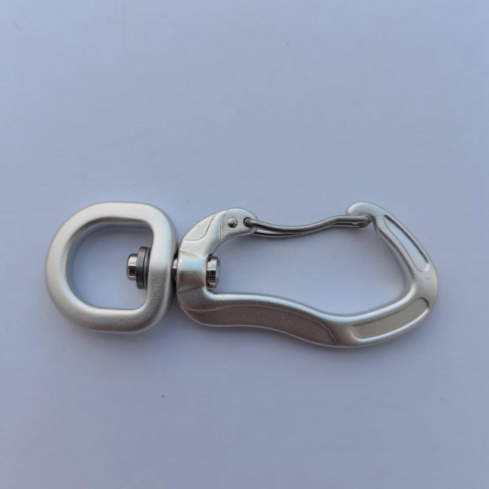 Swivel Carabiner Clip Aluminium Carabiner for Key Chain Hiking Sports Boat Anchor Rope