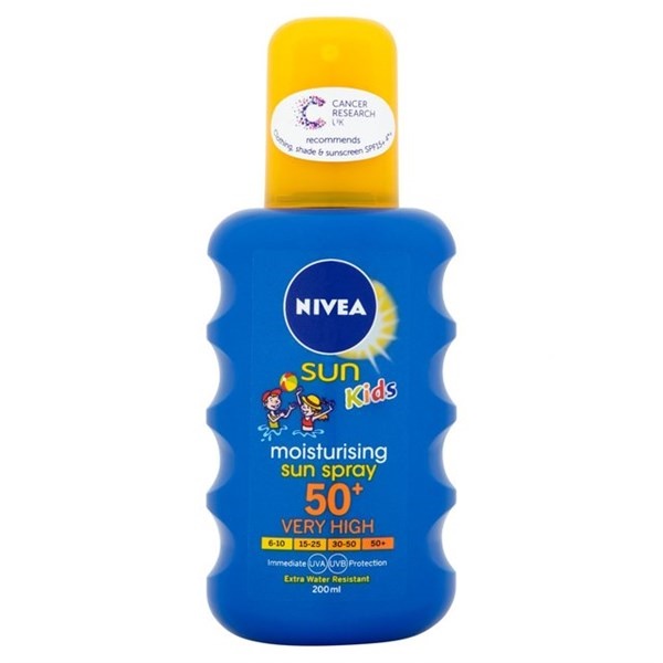 Kem dưỡng chống nắng cho trẻ em Nivea Moisturising Sun Cream for Kids SPF50 200ml