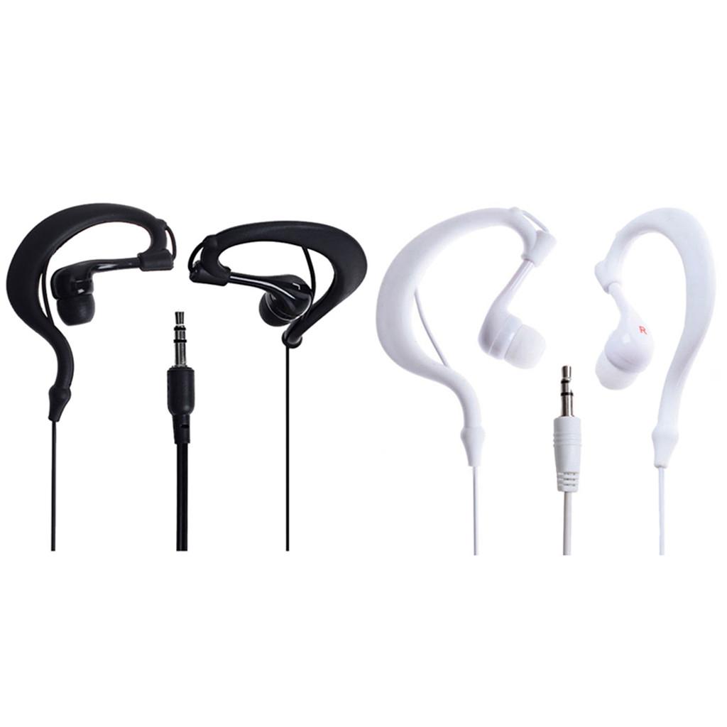 3.5mm Earhook Waterproof Sports/Running/Outdoors Headset Headphones in-ear Earphones Earbuds for iPhone Samsung iPod MP3 MP4, and other 3.5mm Jack Devices
