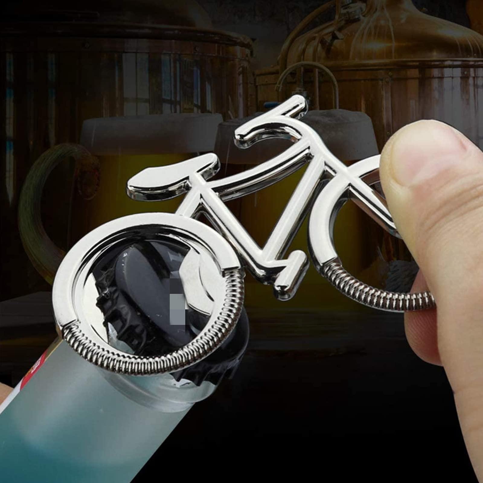 2 mảnh của chiếc xe đạp trailer khóa mở chai, xe đạp mở chai, vòng mở bia, khóa mở chai mini, dụng cụ mở bia di động, khóa kéo dài chai