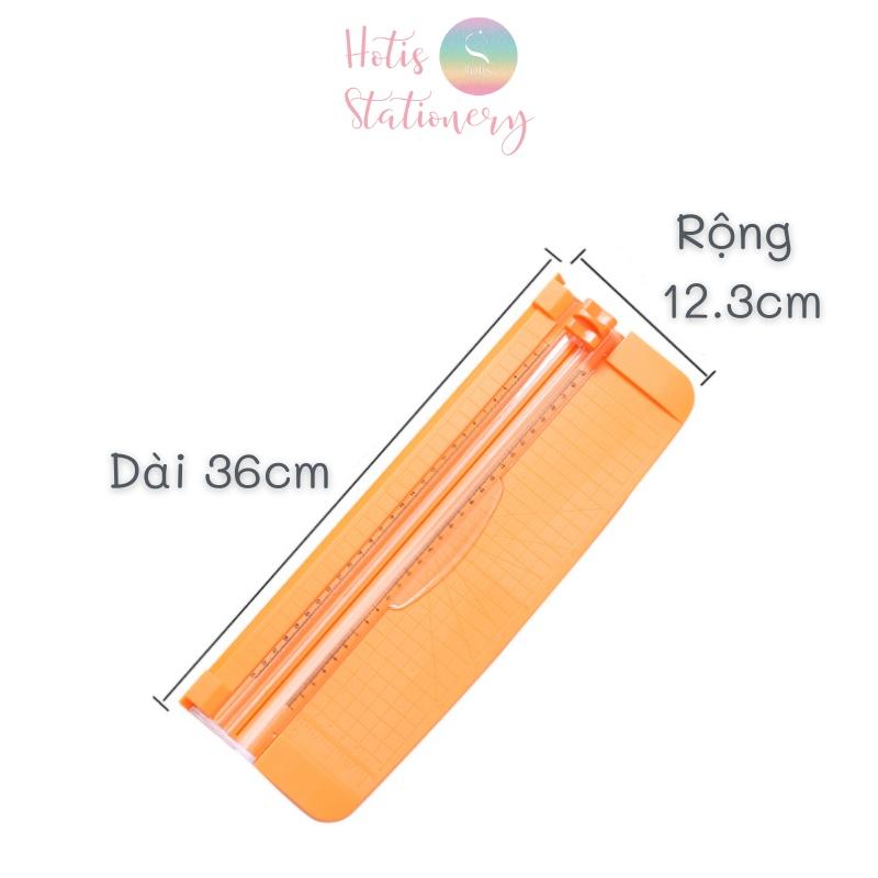 Bàn cắt giấy A4 (MS857) 36x13cm làm thủ công DIY - Nhiều màu