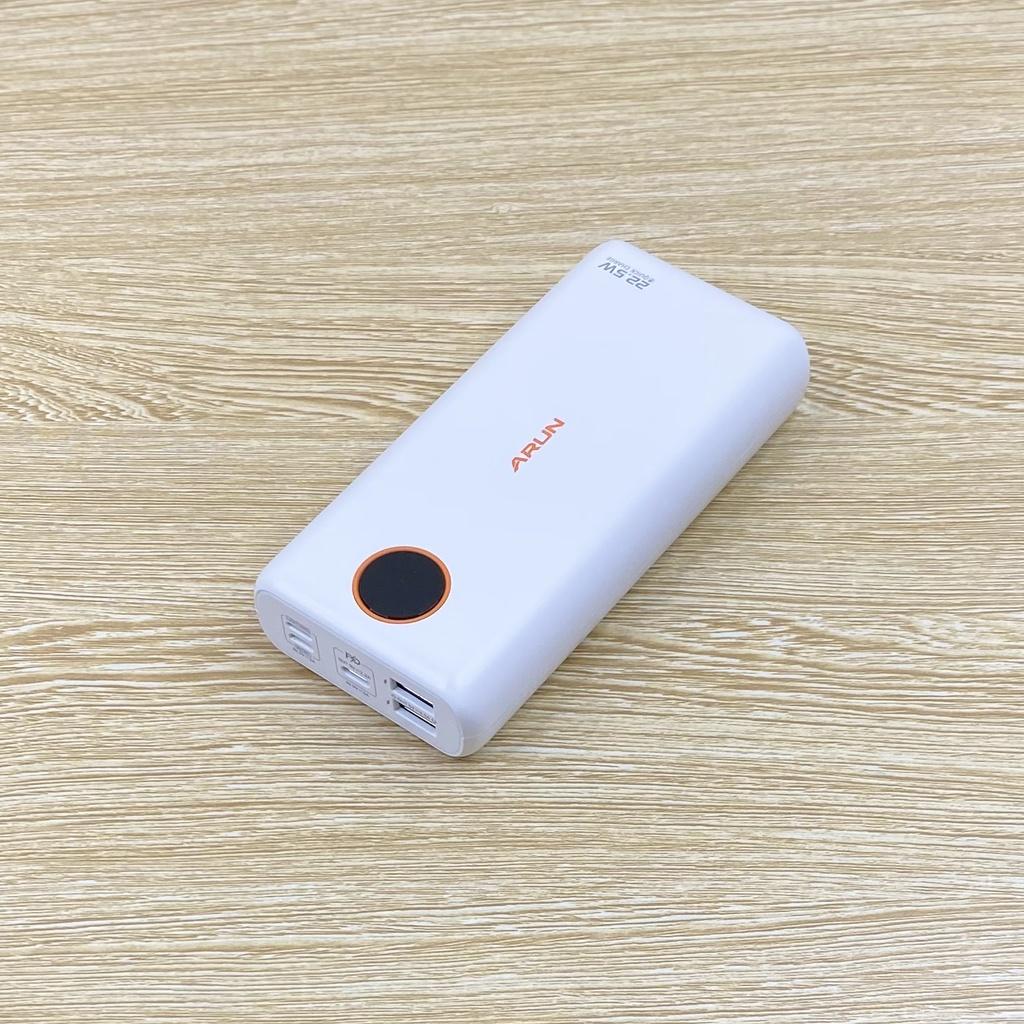 Pin Dự Phòng Arun FC20 20.000 mAh Hổ Trợ Sạc Nhanh 22.5W Các Đời Máy Cao Cấp ( Hàng Chính Hãng )