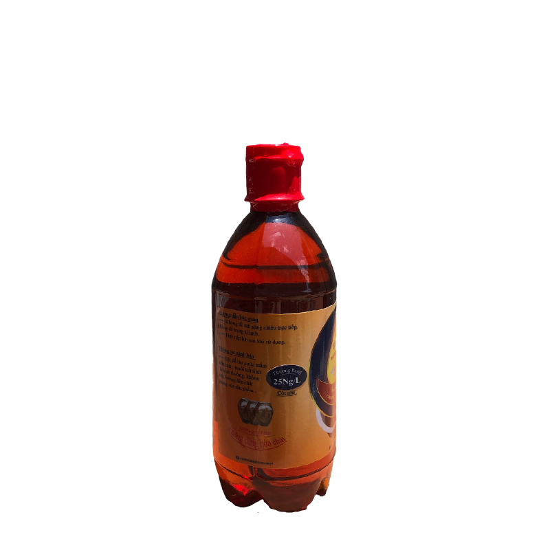 Nước mắm nguyên chất YaTrang 500ml - Cốt nhỉ cá cơm than, ủ 18 tháng, chai nhựa