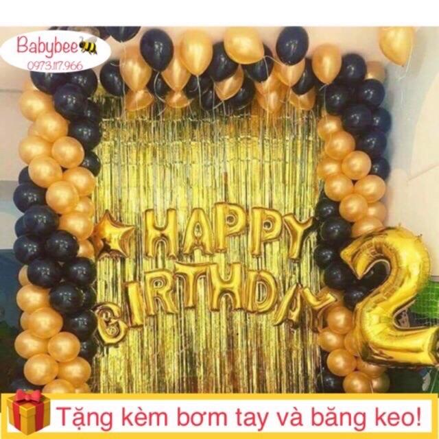 Bong bóng nhũ Thái Lan 10" bịch 25 cái trang trí sinh nhật