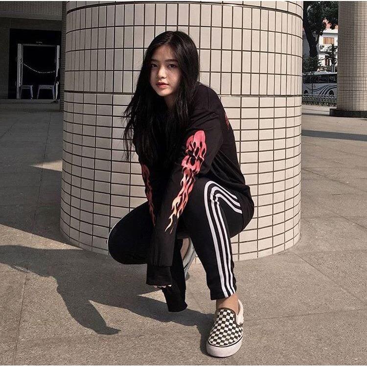 Quần thun sọc