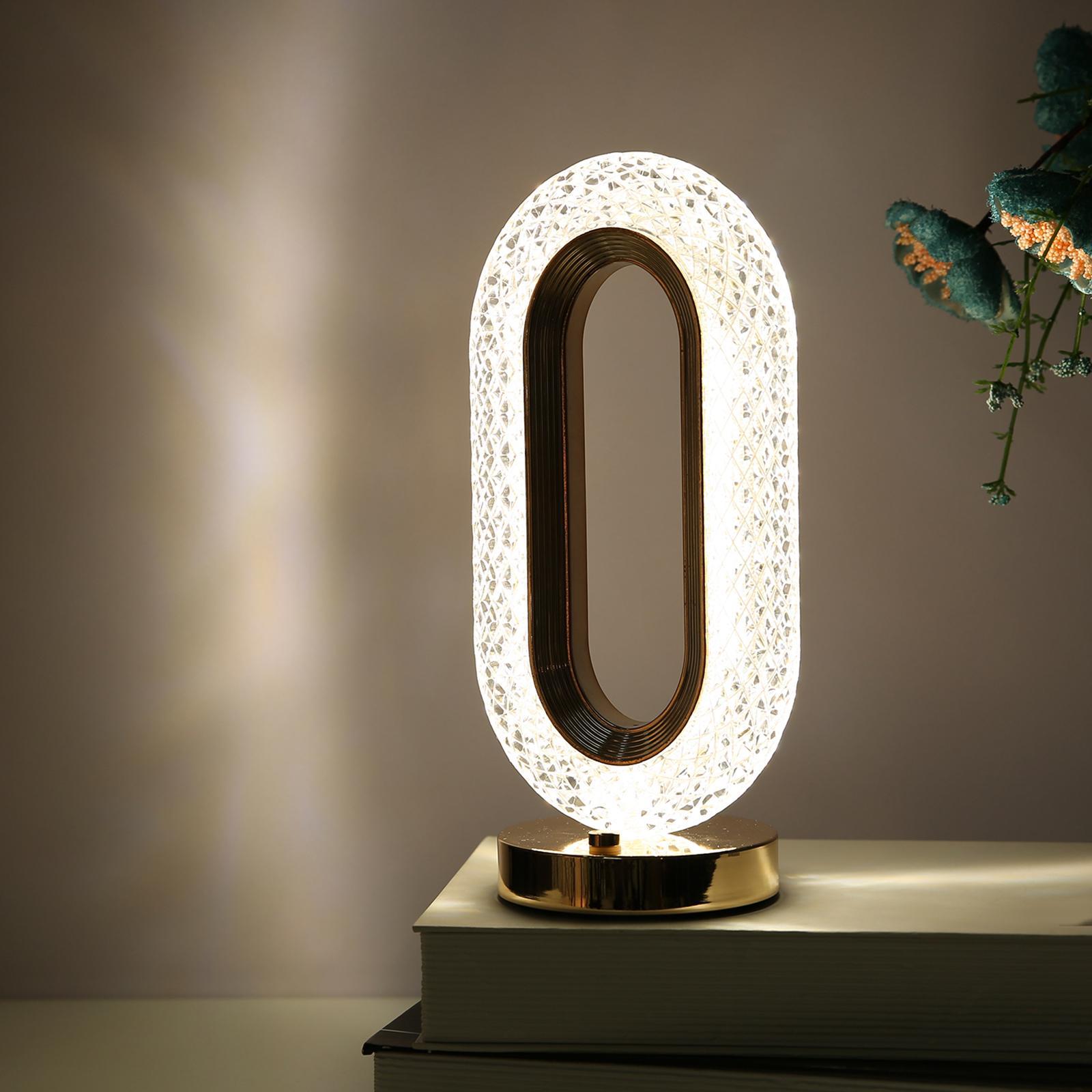 Bedside Table Lamp Dimming Touch Lamp Adjustable LED Nightlight