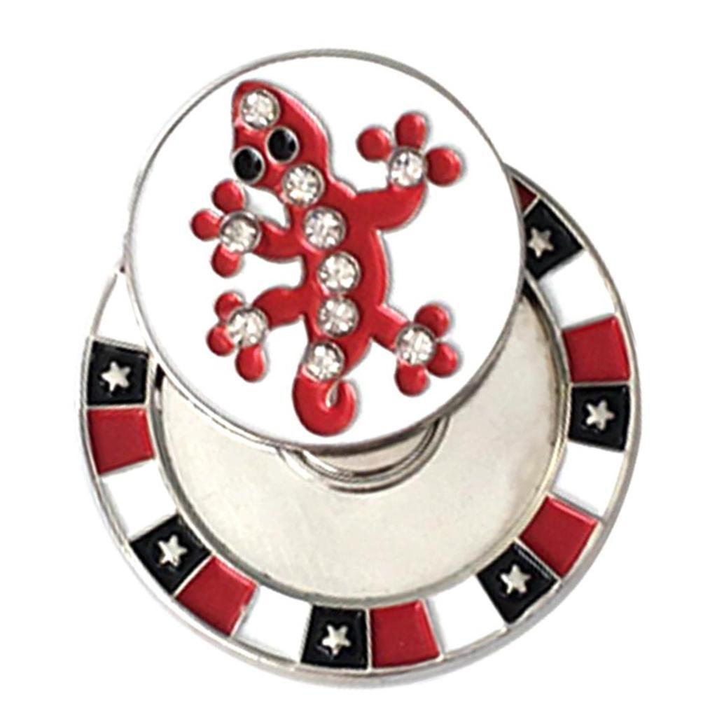Golf Cap Clip Ball Marker Zinc Alloy Golfer